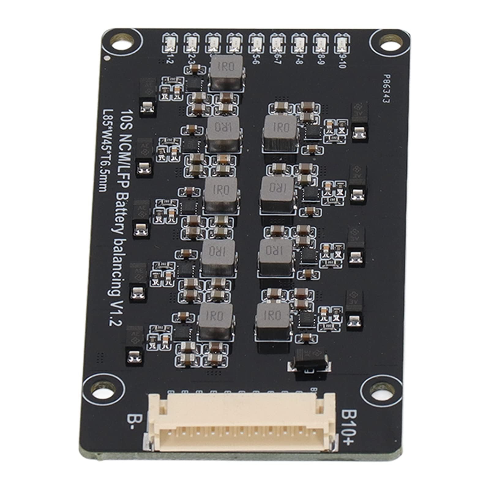 Batterie-Aktiv-Equalizer, 10S 1,2 A Batterie-Aktiv-Equalizer, Automatischer Benachbarter Ausgleich, MOS-induktiver Batterie-Balancer