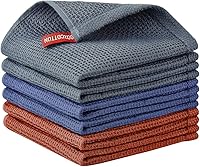 Vista 52 de Nialnant Paquete de 6 toallas de mano de cocina, grandes toallas de té de cocina 100% algodón, paños de cocina para secar platos 13x28 pulgadas