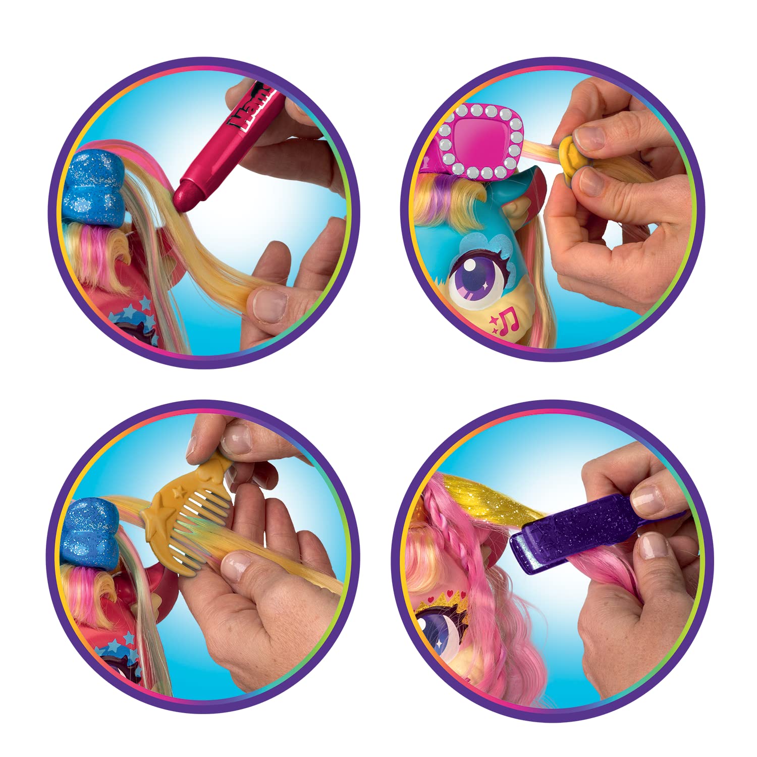 Hamstars Popstar-Garderobe - Styling-Set Mit Shany Figur, Hairstyling-Zubehör, Lautsprecher-Design