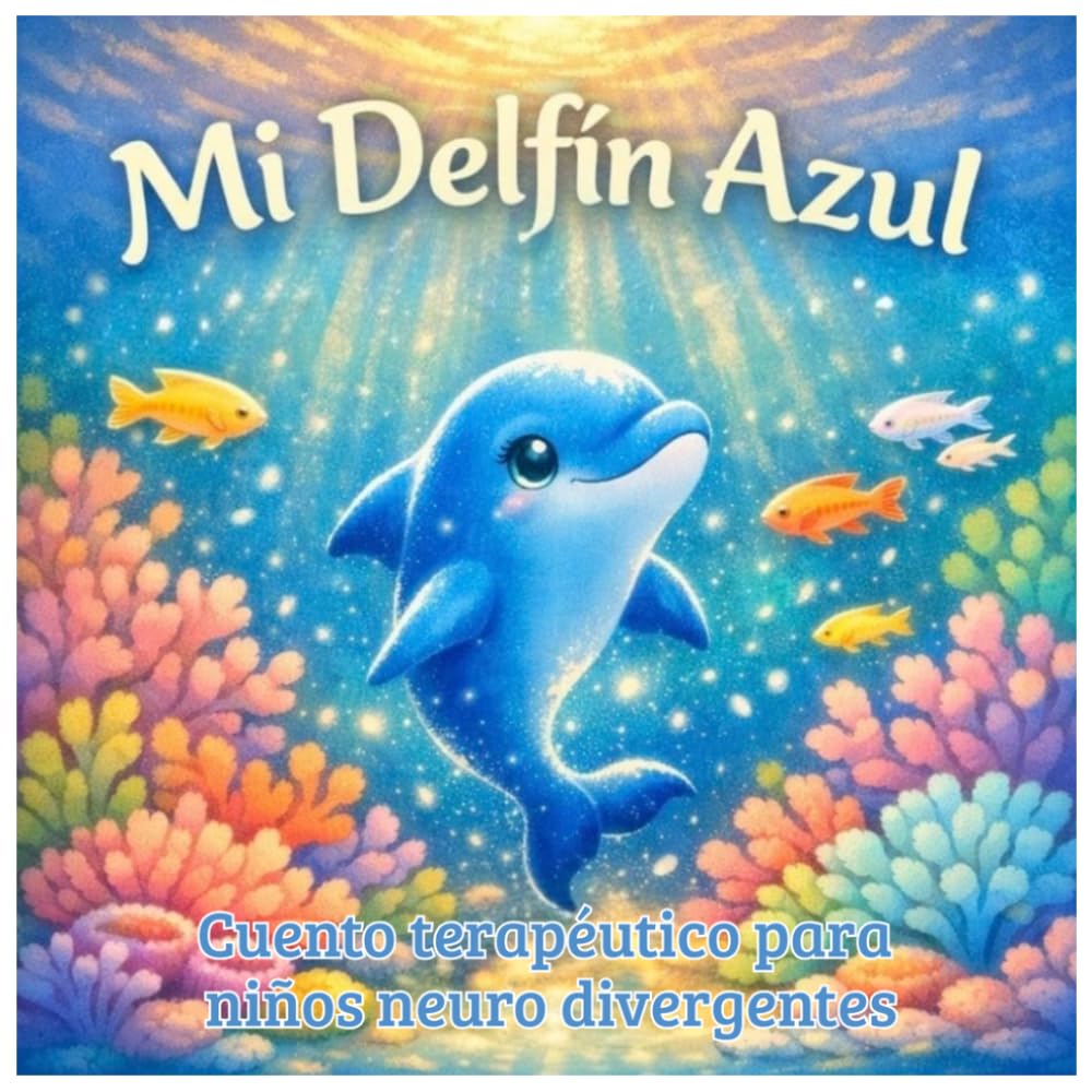 Mi Delfín Azul: Cuento terapéutico para niños neuro divergente (Cuento para niños neuro divergentes)