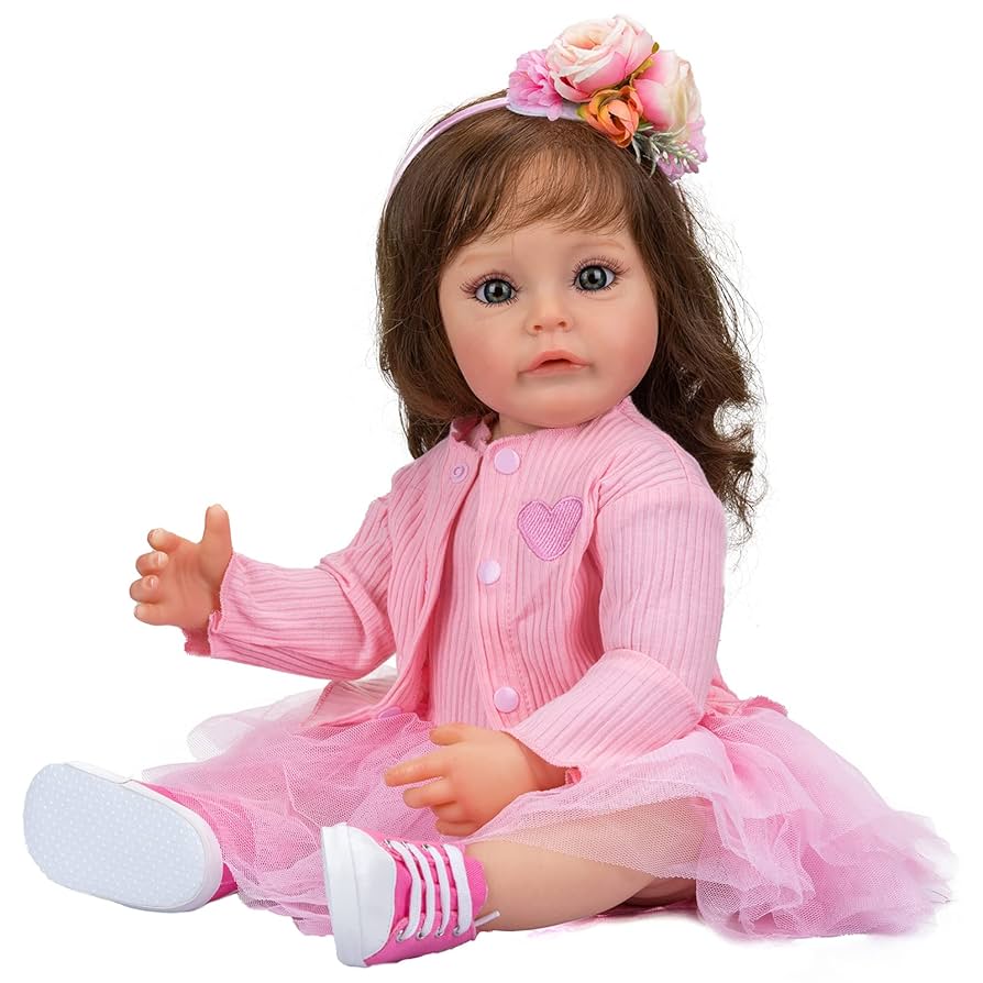 フルシリコン リボーンドール 優しい目の女の子