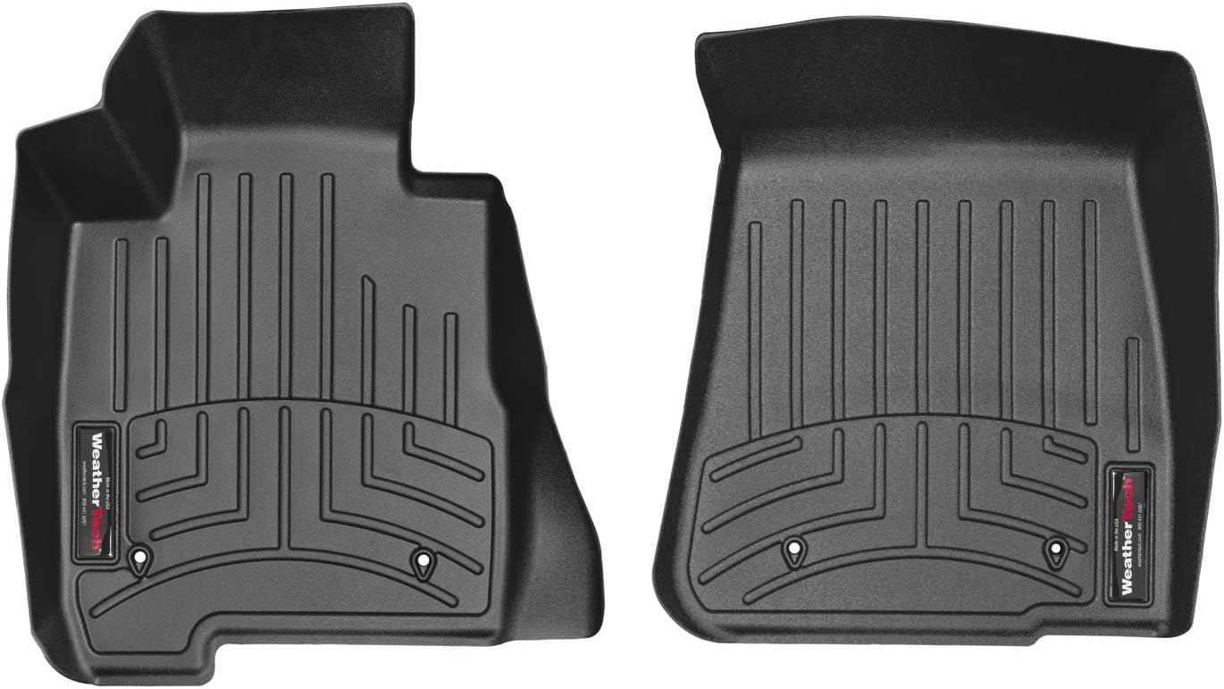 WeatherTech Custom Fit FloorLiners for BMW Z4-1st Row (445301), Black