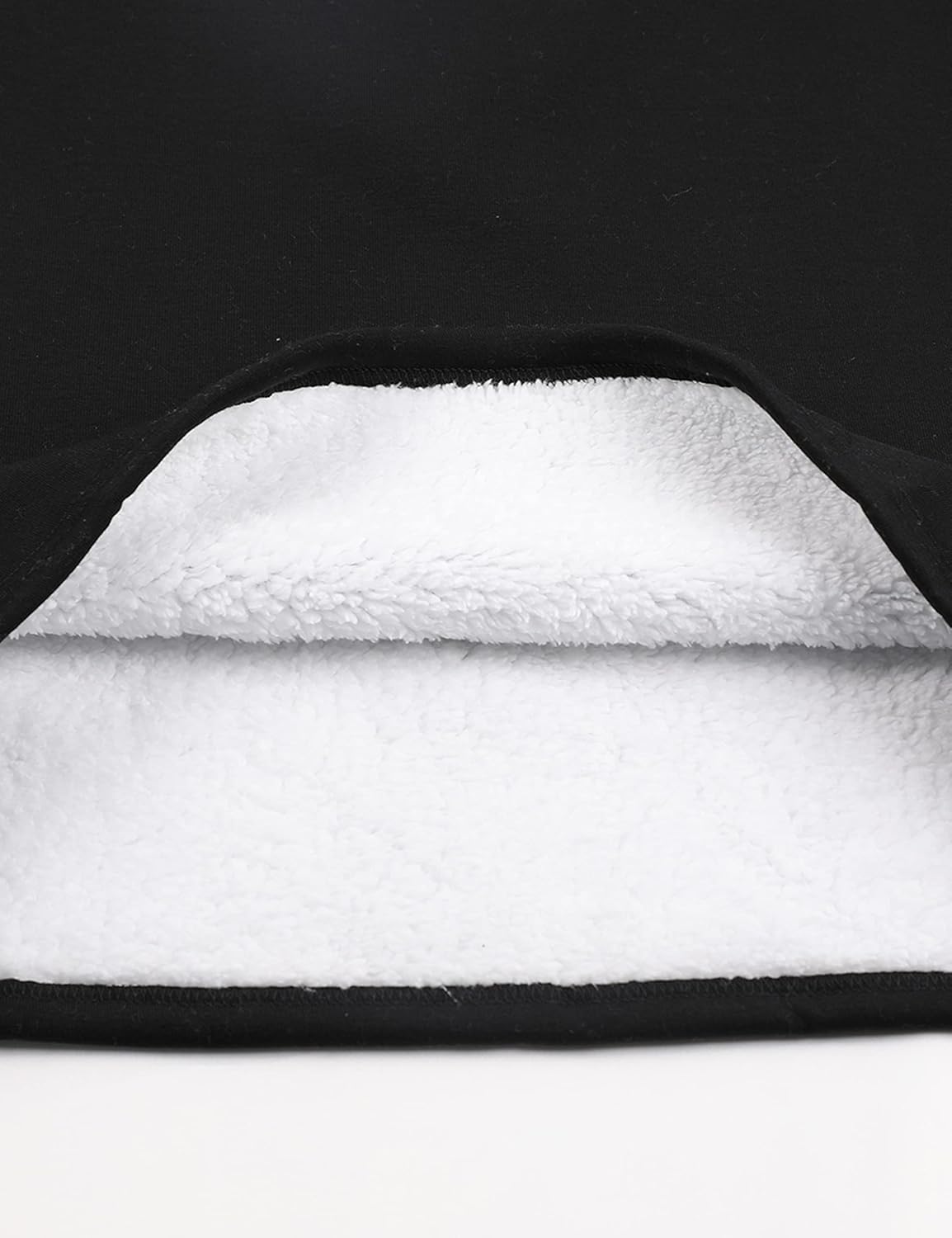 Yeokou Women Warm Sherpa Lined Fleece Crewneck Sport Sweatshirt Pullover Loungewear - Image 3