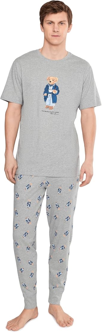 POLO RALPH LAUREN Shorts Sleeve Crew & Pajama Joggers Bear