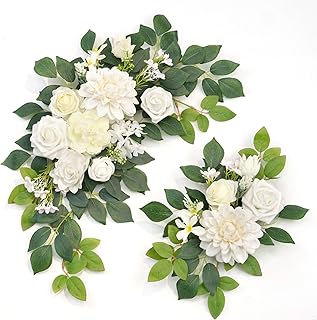 14 Wedding Hall Decoration Ideas That Feel Grand and Polished 10 Piklado Wedding Decor (Pack of 2) Welcome Sign Flower Backdrop Garland f...