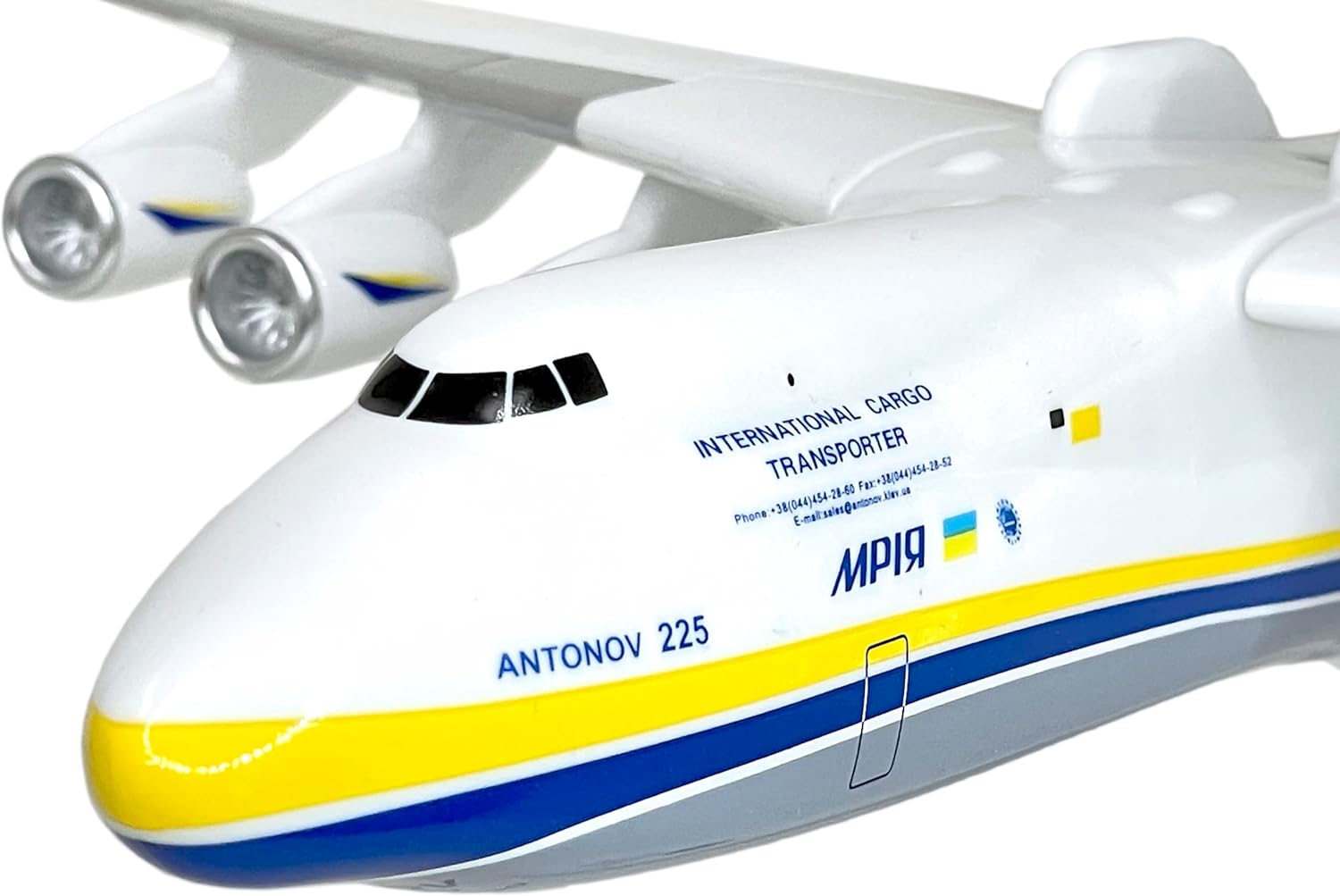Flight Miniatures Antonov Airlines Mriya AN-225 1:200 Scale - Collectible Replica of Antonov Mriya Model Aircraft - Part# AAN-22500H-001