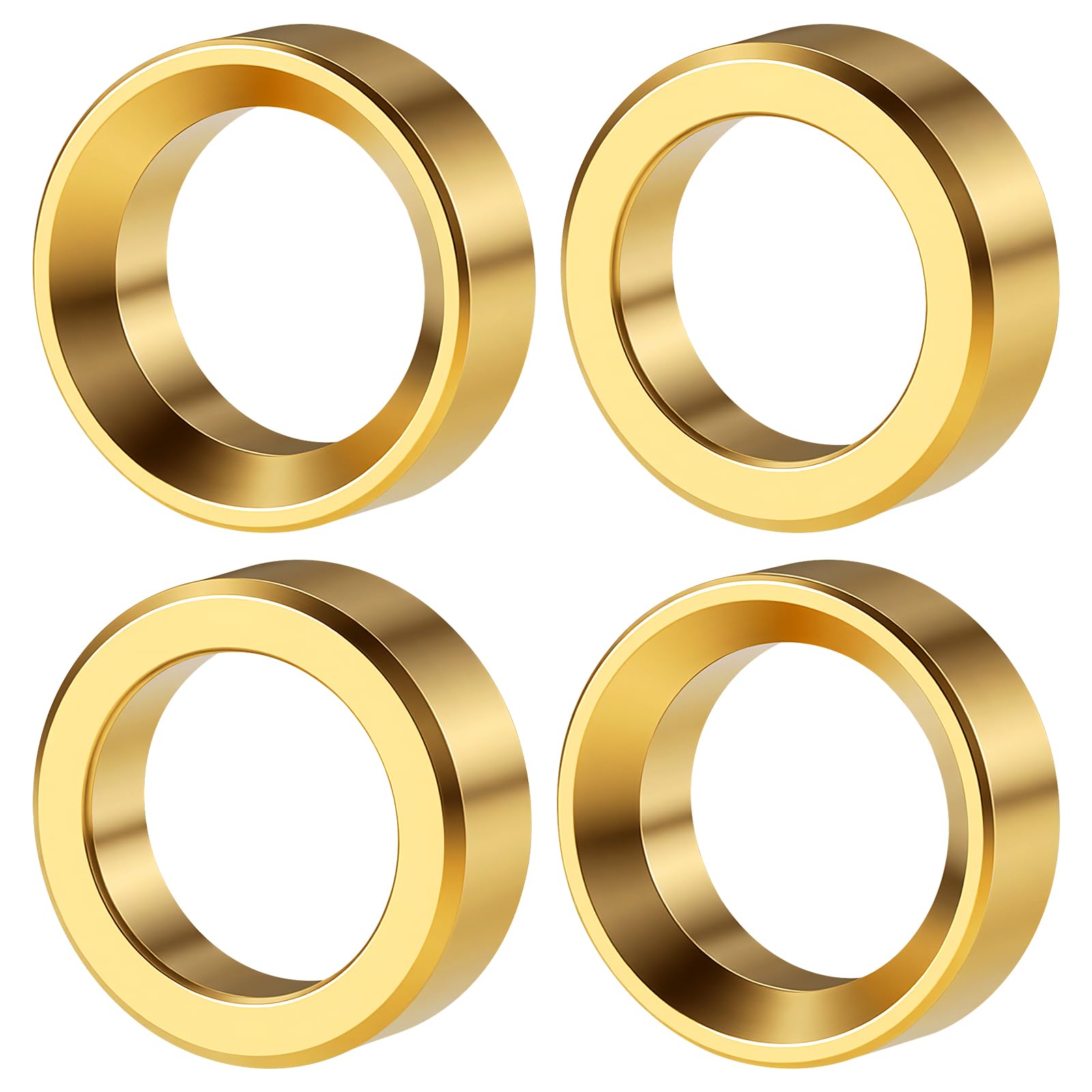 AXspeed 4pcs Brass Wheel Weights Set for 1/30 Axial Scx30 Crawler Car Upgrade