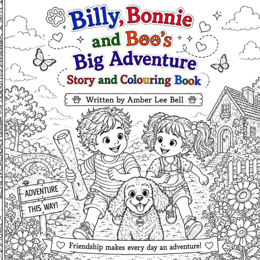 Billy, Bonnie and Boo's Big Adventure: Story and Colouring Book