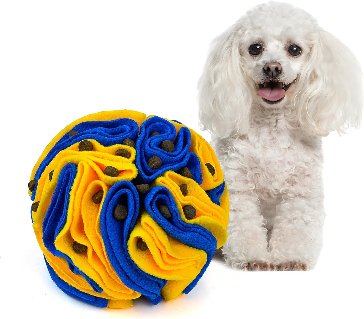 Pet Supplies Larimuer Pet Snuffle Ball, Puzzle Sniffing Interactive