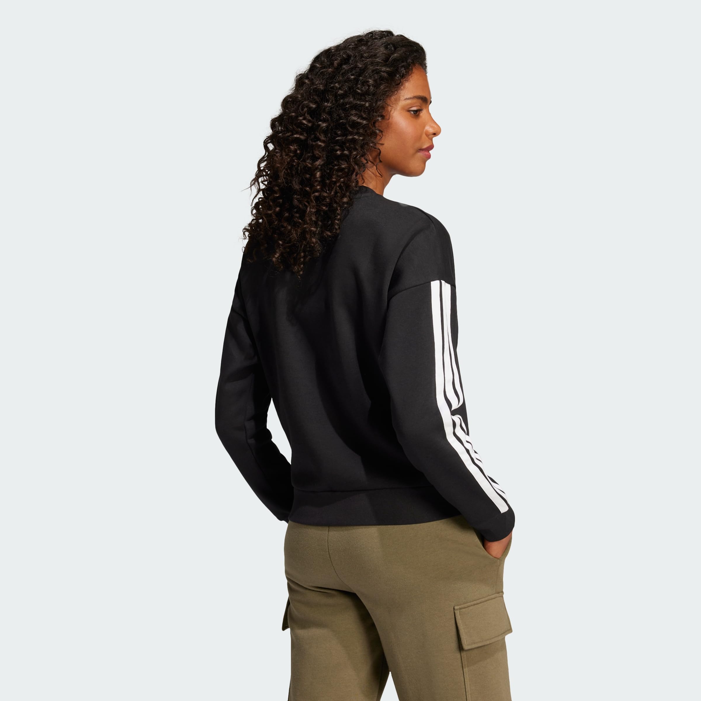 adidas Women Felpa Essentials 3-Stripes Fleece