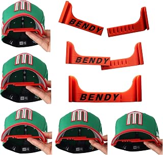 Adjustable Hat Brim Bender - Baseball Cap Curver for Men - Red