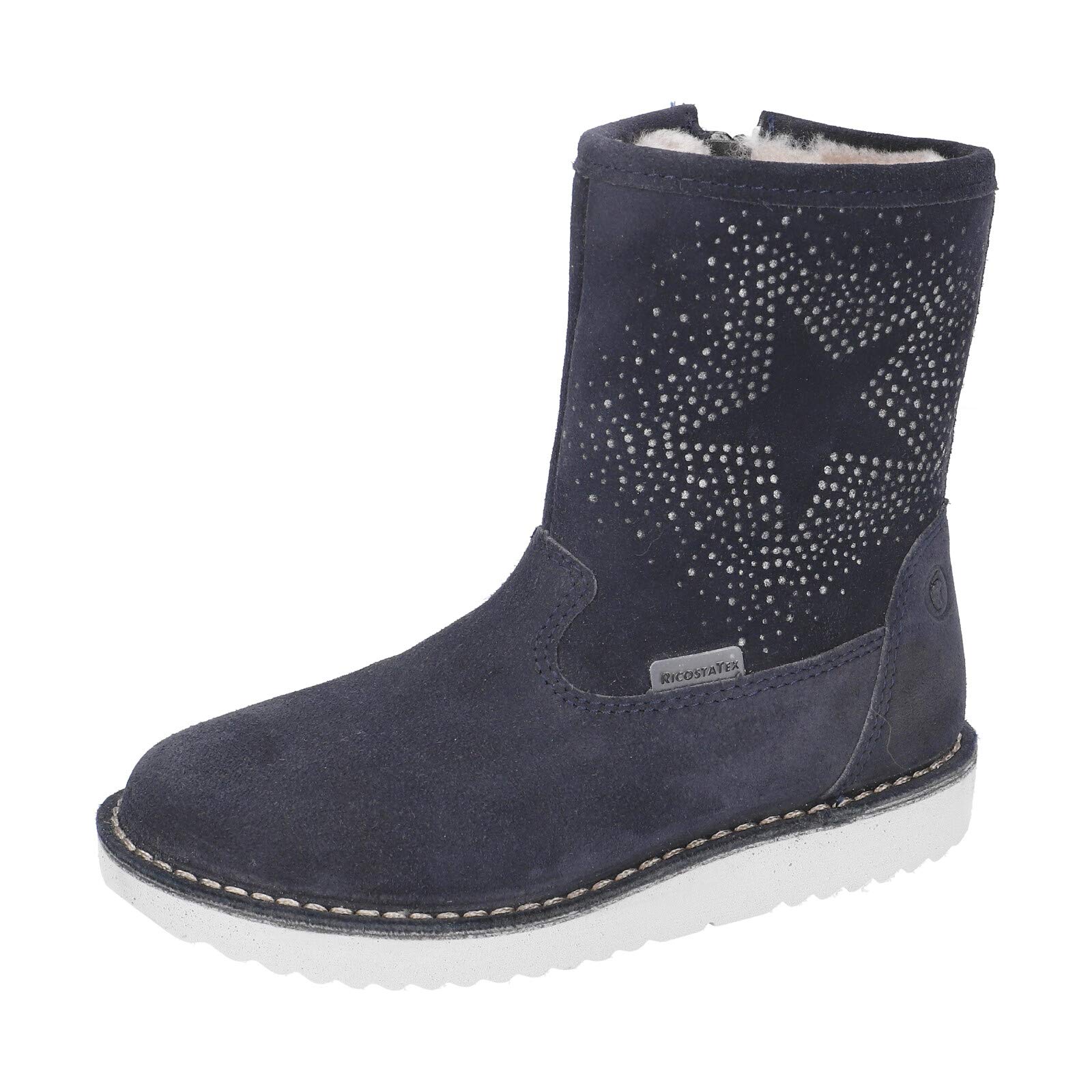 RICOSTAMädchen Stiefel -M Blau (5), Gr. 29