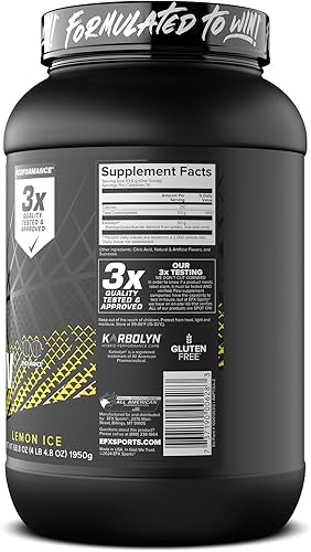 Miniatura 54 de EFX Sports Karbolyn Fuel | Polvo de carbohidratos de rápida absorción | Carga de carbohidratos, energía sostenida, recuperación rápida, sin