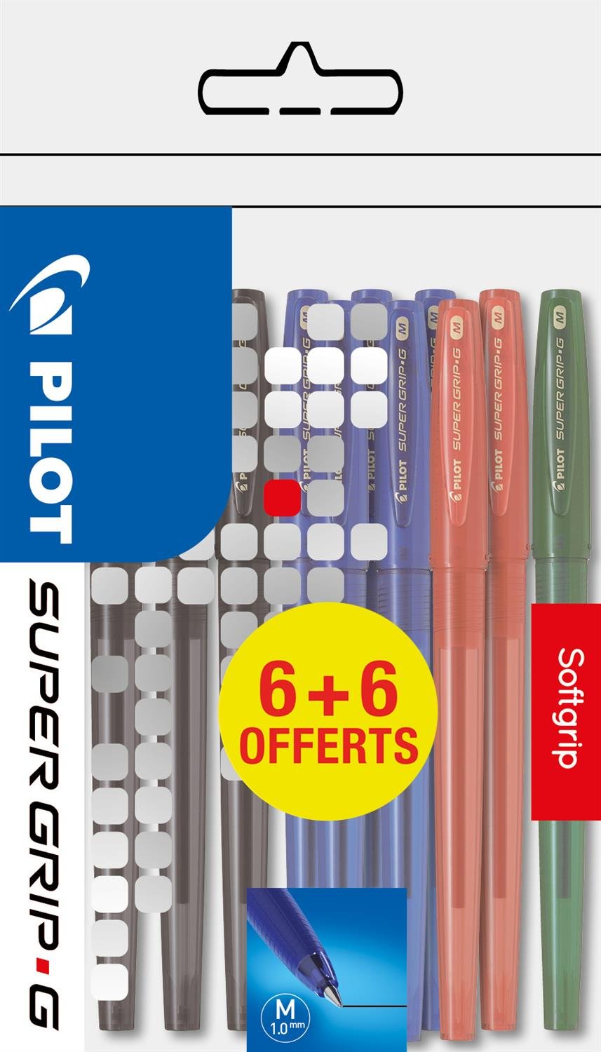 Bolígrafo Pilot Super Grip-G - Material Escolar
