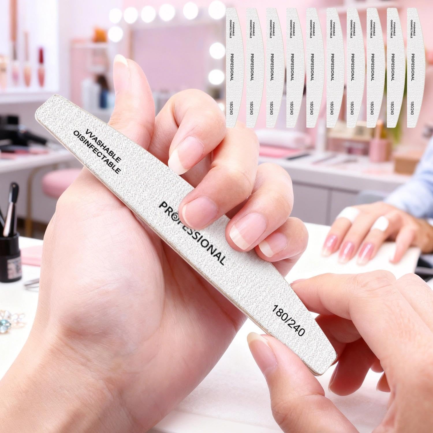 MultiSided Nail File for Women Men Professional Manicure Buffer Stick for Shaping Smoothing and Polishing Nail Art and Care