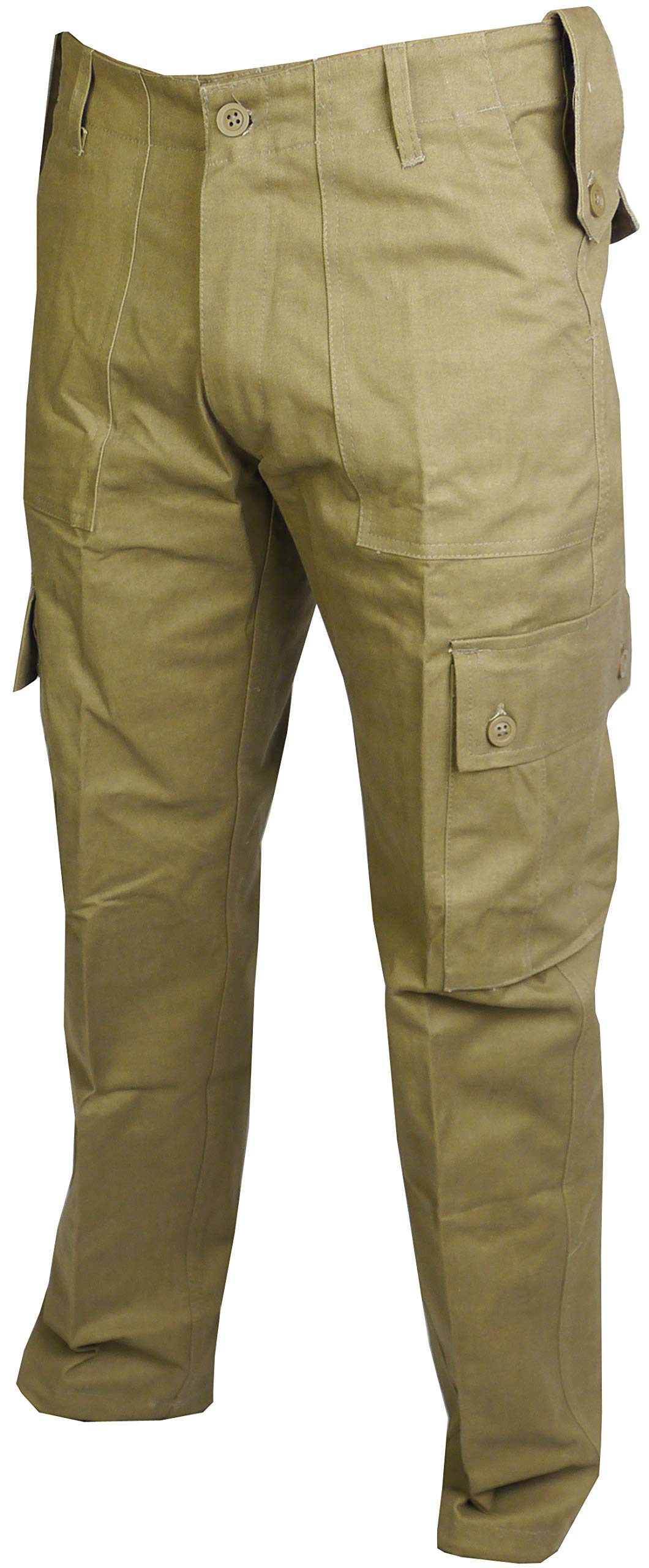 Savage Island Men's Combat Military Trousers, Olive Green, 40W / 32L