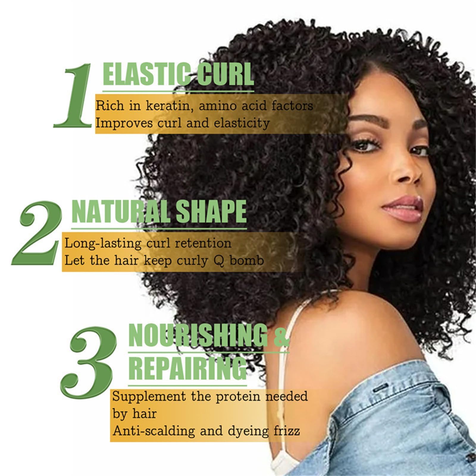 Hairhalo Curl Defining Cream, 450ml Hair Halo Curl Defining Cream, Idratante Anti-Frizz Detangling Cream, Frizz Control Sculpting Per La Maggior Parte Dei Tipi Di Capelli (2pcs)