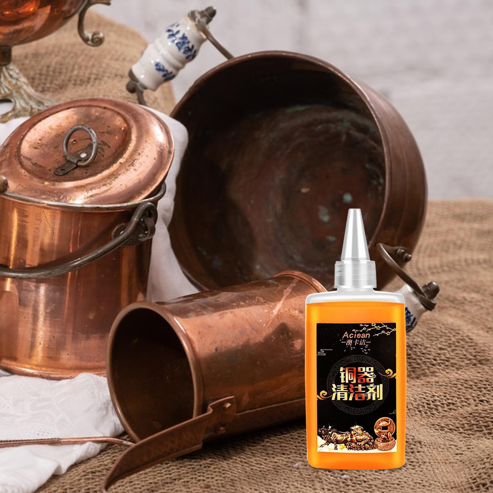 Amazon | 【仏具・銅器の輝きを取り戻す】真鍮・銅クリーナー 真鍮