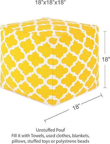 Miniatura 46 de REDEARTH · Puf otomano sin rellenos, con textura, cubo de almacenamiento, puf, reposapiés para sala de estar, dormitorio, guardería, habitación de