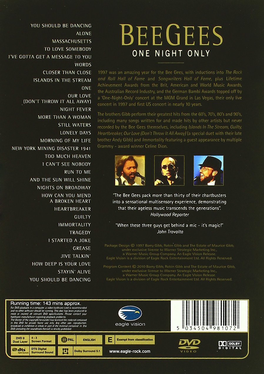 Bee Gees - One night only