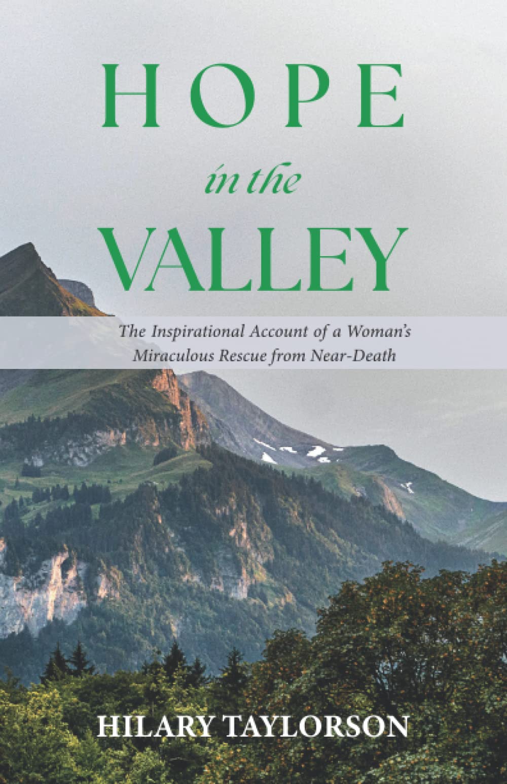 HOPE IN THE VALLEY: The Inspirational Account of a Womans Miraculous Rescue from Near-Death