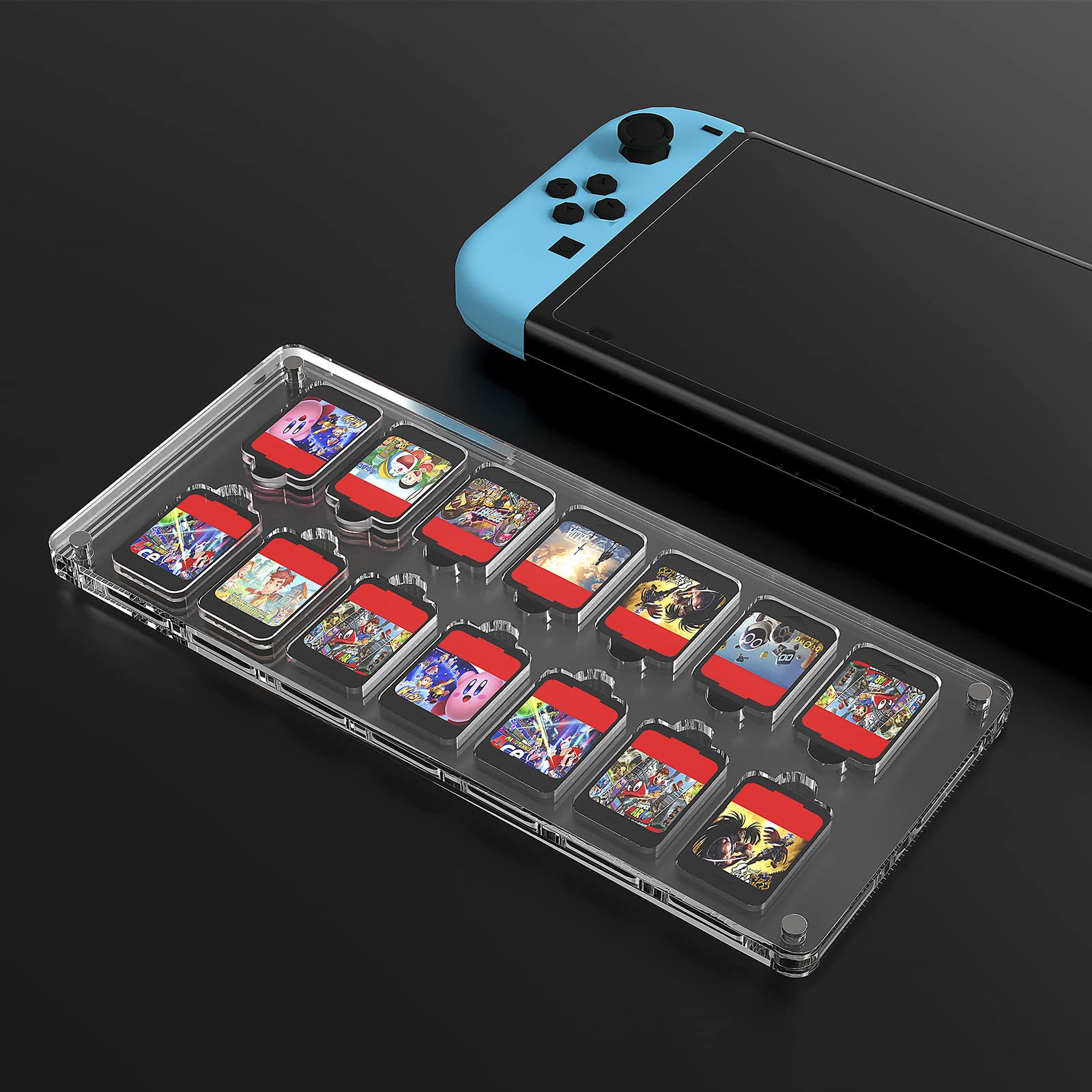 Amazon.com: GEEKRIA Game Card Case Compatible with Nintendo Switch