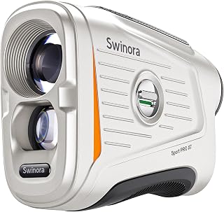 Magnetic Golf Rangefinder with Slope – 7X Magnification, 1300Y Laser Range Finder Golf for All Levels, Fast Flag Lock Vibration, Rechargeable, Waterproof Golf Accessories for Men and Women