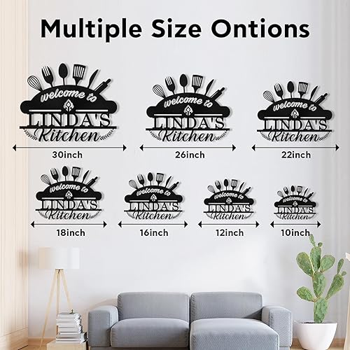 Miniatura 5 de Letreros de metal personalizados para cocina, decoración de pared, arte de pared decorativo de metal, decoración de cocina, decoración de casa de