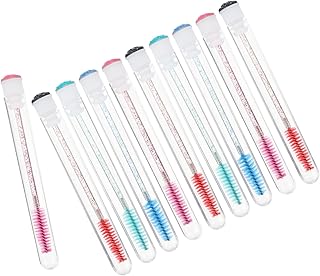 VICASKY 10 cepillos de pestañas, tubo de diam...