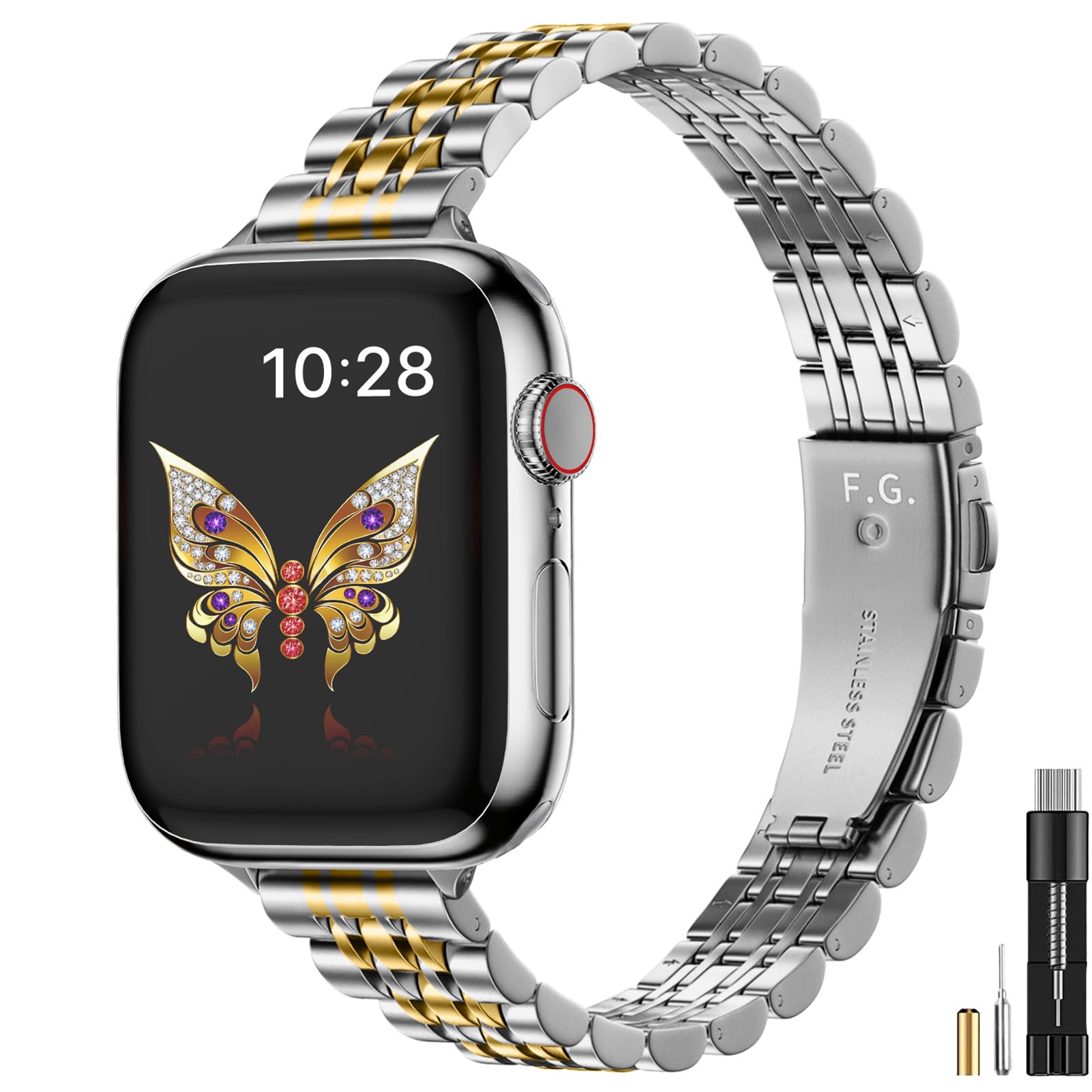 Amazon.co.jp: for Apple Watch バンド 超細い 42mm（S11/10） 41mm 