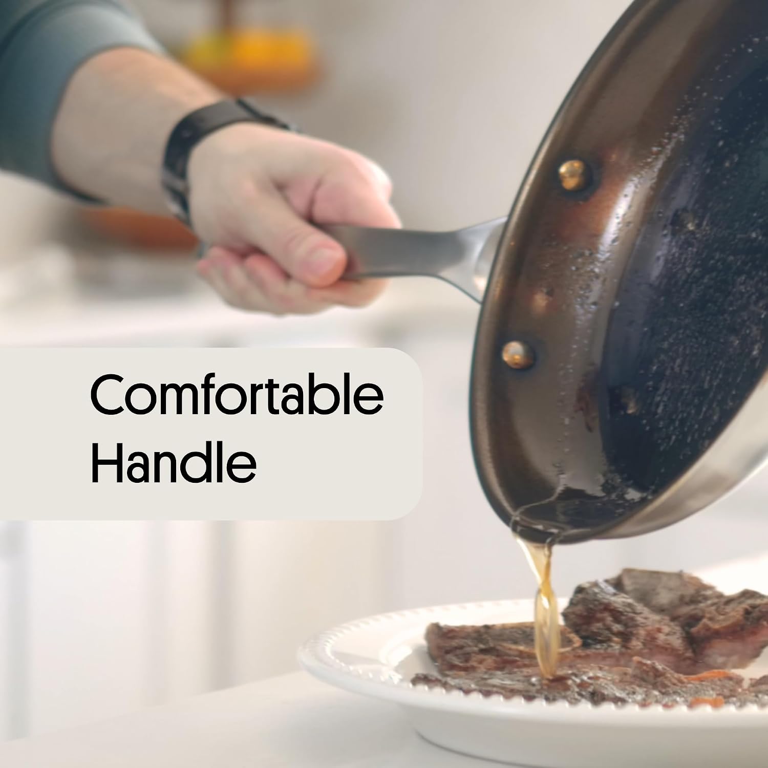 STRATA 12.5" Carbon Steel Clad Classic Frying Pan - Gen 1