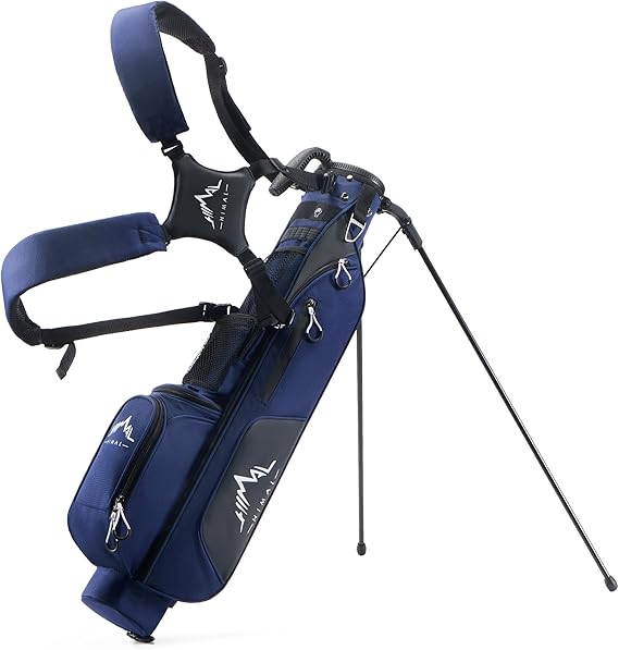 Par 3 Golf Lightweight Small Carry Bag PRO with Dual Shoulder Straps Pitch n Putt Golf Bag Easy to Carry and Durable for Men/Women 31.5 inches Tall