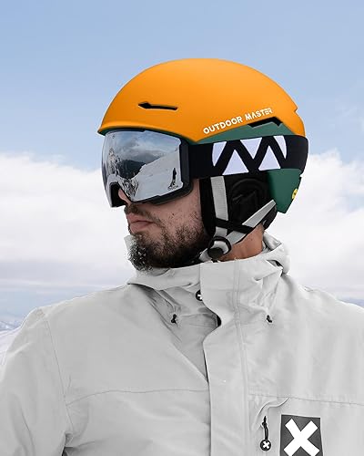 Miniatura 7 de OutdoorMaster ELK MIPS - Casco de esquí, casco deportivo de nieve y snowboard para hombres, mujeres y jóvenes
