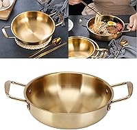 Vista 2 de PENO Olla de ramen, olla de fideos de acero inoxidable, oro para uso doméstico