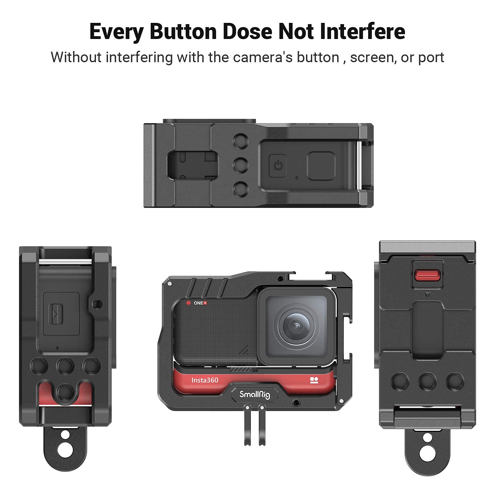 SMALLRIG Vlogging Camera Cage for Insta360 One R - 2798 : Amazon