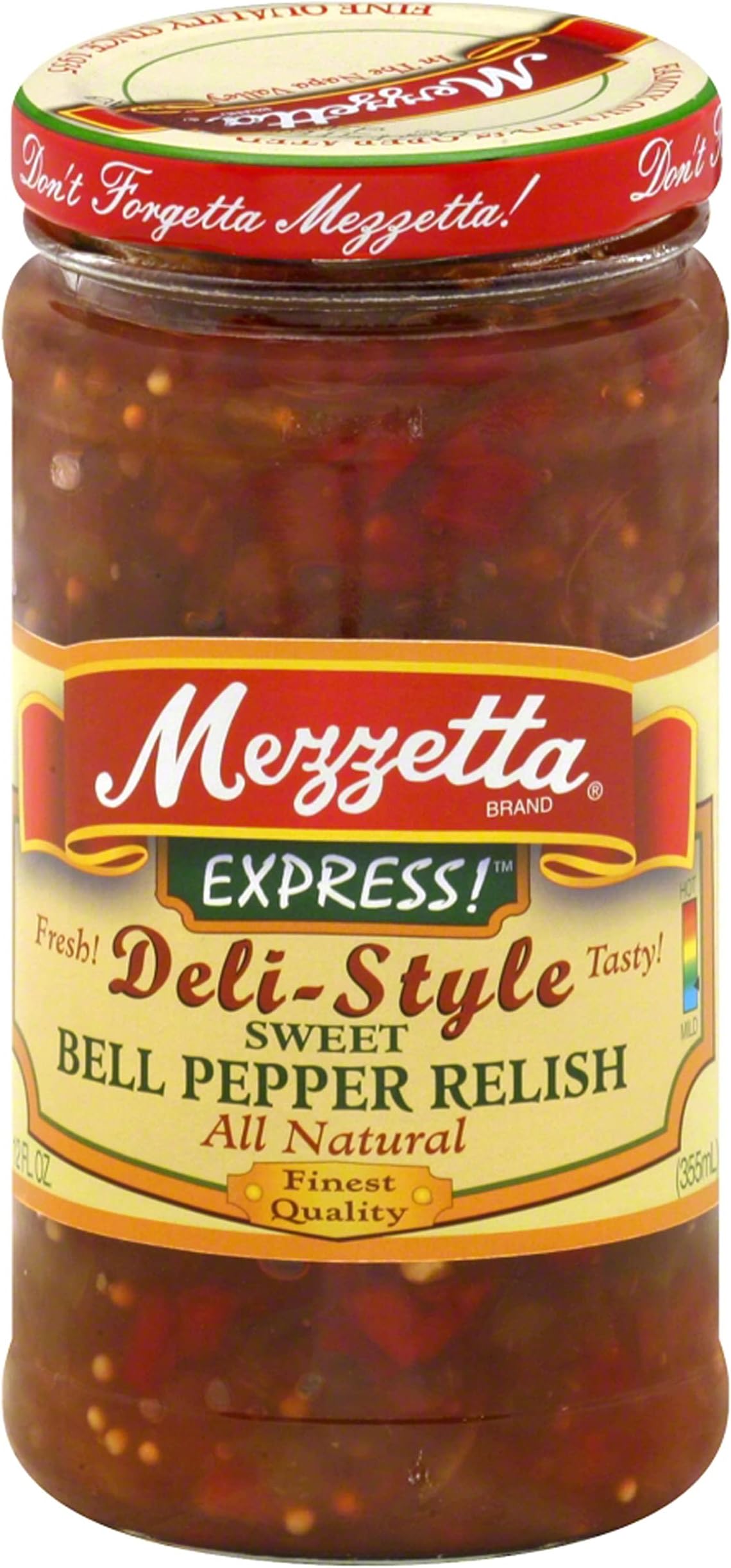 Mezzetta Relish Swt Bell Pppr, 12 Oz (Pack Of 6)