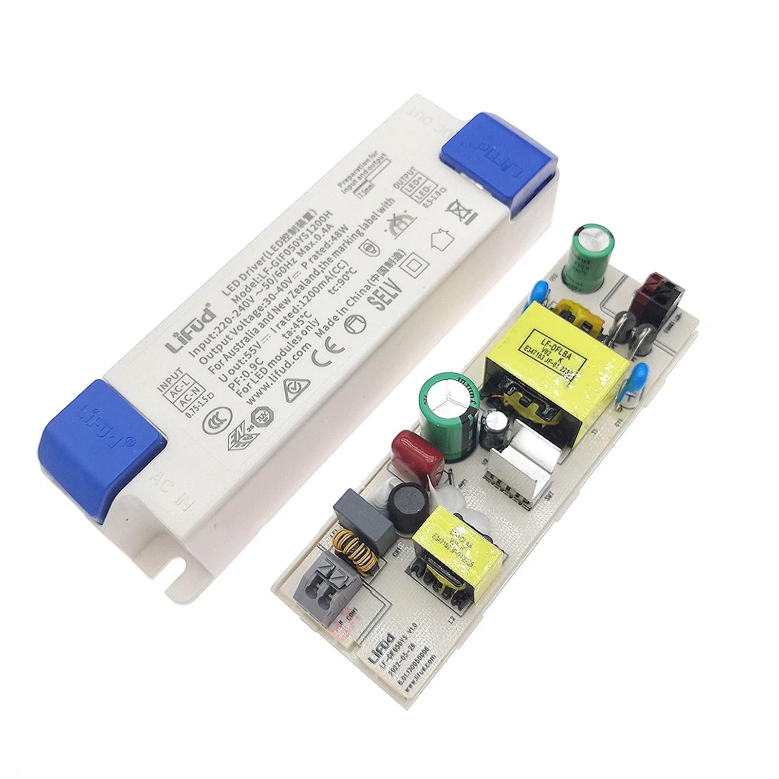 FCARUMIQP No Flicker LED Driver LF-GIF050YS1200H 1200mA 30-40V Dc Input 220Vac Free Pancel Light YS Series