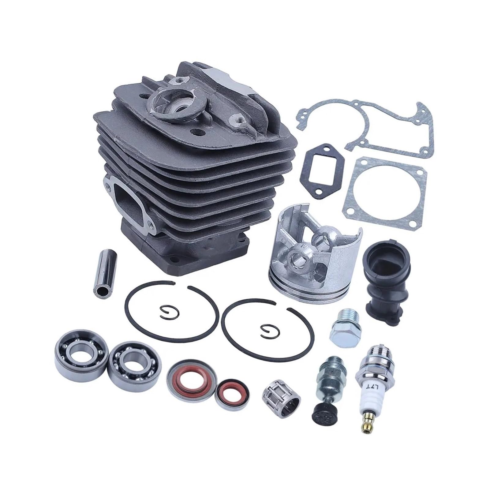 Accessoires de Réparation Moteur : Kit Cylindre et Piston 48mm avec Bougie pour Tronçonneuse 036