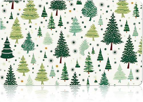 Miniatura 12 de Tinideya Tapete de secado de platos de invierno para encimera de cocina, 12 x 20 pulgadas, tapete de invierno para barra de café, tapete pequeño