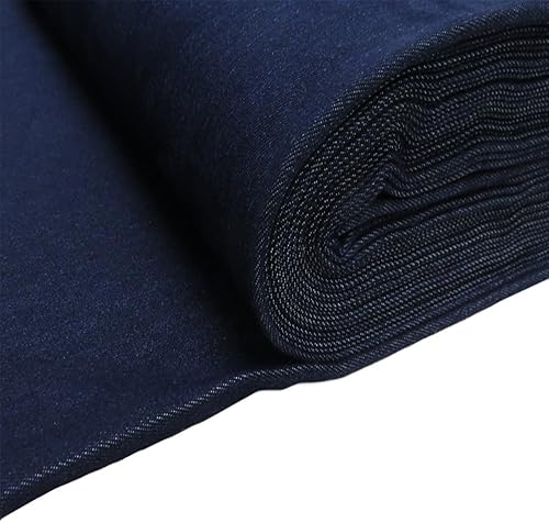 Miniatura 3 de Tela vaquera, 62-64 pulgadas de ancho, 100% algodón, más de 100 yardas en stock - 50 yardas - Indigo Denim