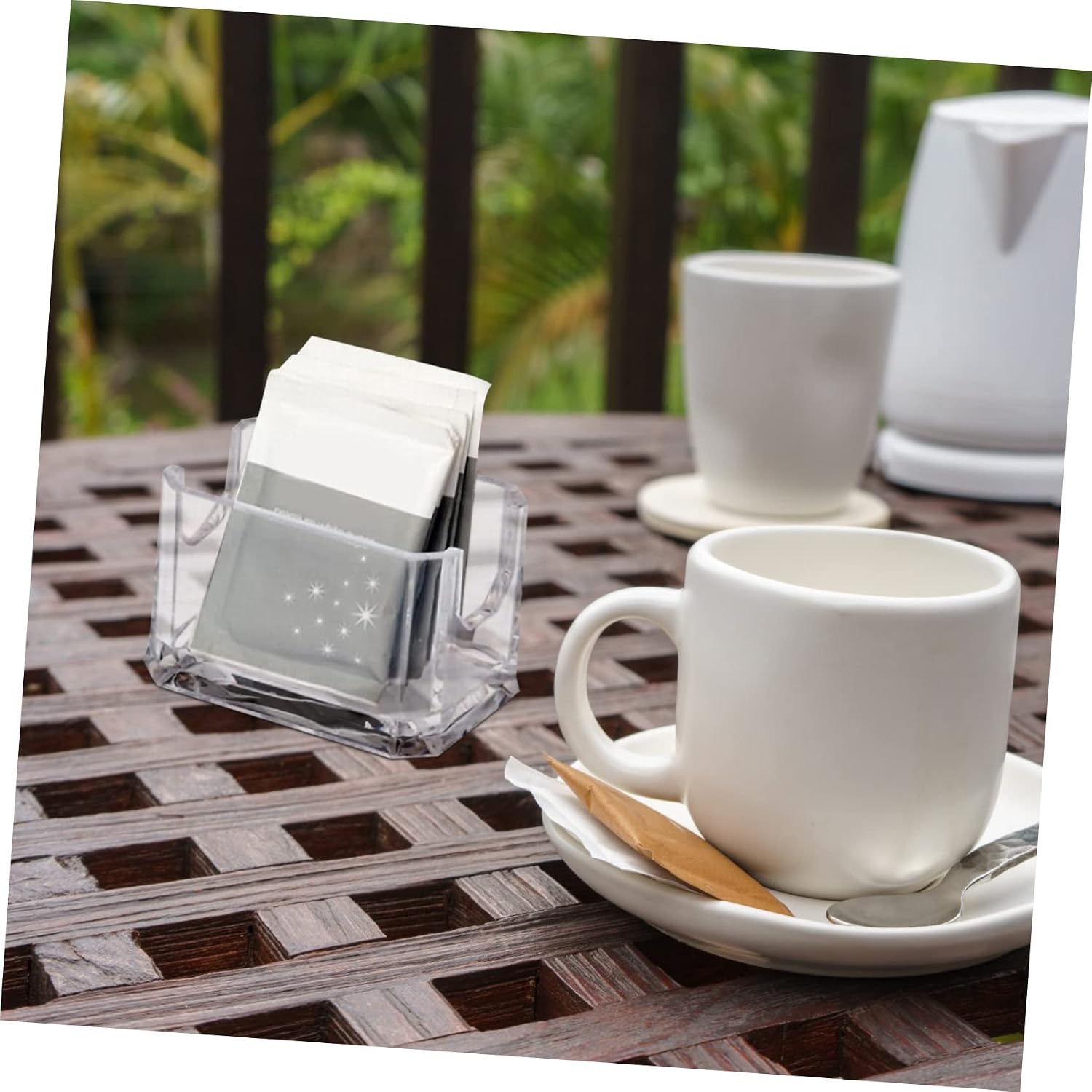 PRETYZOOM 3pcs Tea Bag Organizer and Small Storage Box for Sugar Packets Capsules and More Modern Design Smooth Finish for Decor