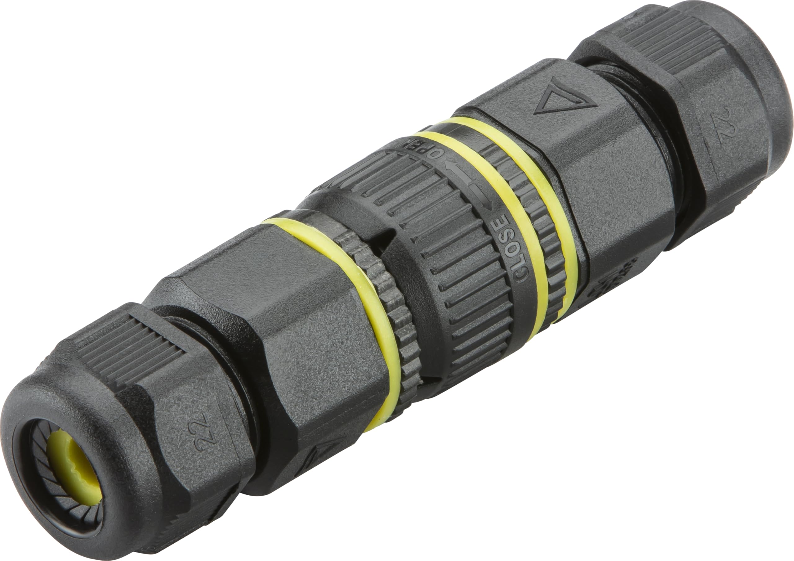 Knightsbridge IP68 16A Plug and Socket Cable Connector (4-pin)