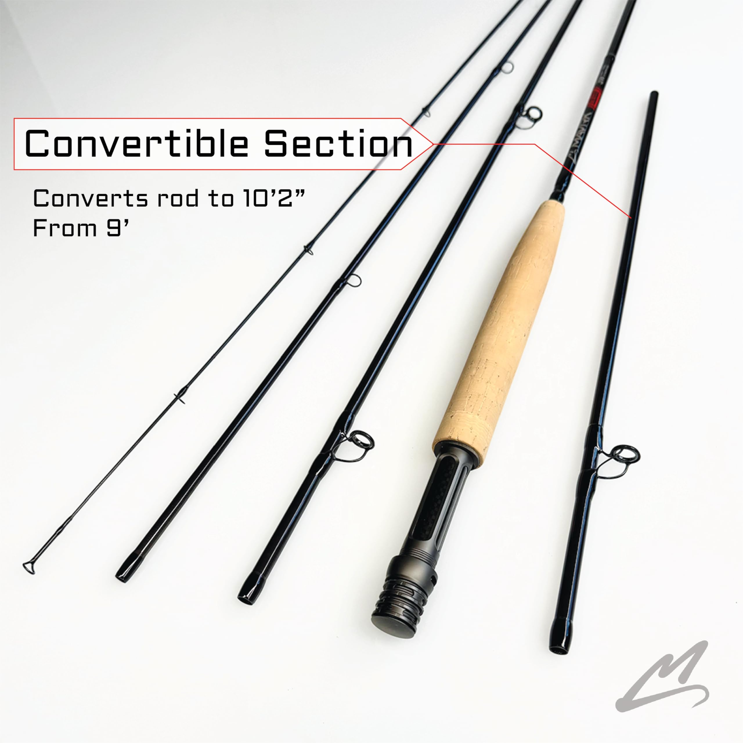 Amazon.com : MAVRK Dual I Convertible 9' & 10'2 3/4 Weight Euro Nymph Fly Fishing Rod Premium Japanese Carbon Fiber Graphite Lightweight Sensitive Moderate Fast Action Trout Fly Rod 4/5 Piece Dry Amazon.com : MAVRK Dual I Convertible 9' & 10'2 3/4 Weight Euro Nymph Fly Fishing Rod Premium Japanese Carbon Fiber Graphite Lightweight Sensitive Moderate Fast Action Trout Fly Rod 4/5 Piece Dry
