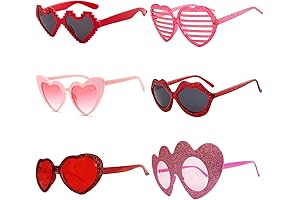 Valentines Day Photo Booth Props - Heart-Shaped Eyeglasses