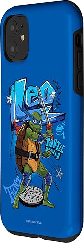 Miniatura 2 de iPhone 11 Teenage Mutant Ninja Turtles Mutant Mayhem Leo Turtle Power Case