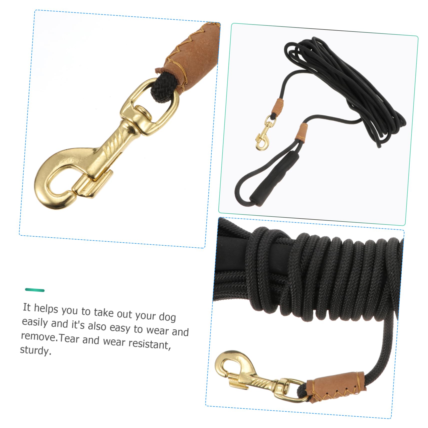 TOYANDONA Guinzaglio Per Cani Da Metri Corda Da Trazione Per Passeggiate Guinzaglio Resistente Per Animali Domestici Corda Da Addestramento Per Camminare