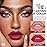 evpct 1Pcs Ruby Rose Red Matte Lip Liner & Liquid Lipstick Stain Makeup Set for Women, Red Lip Liner Stain Long Lasting Waterproof Smudge Proof, Cruelty Free Lip Stick Makeup 24 hours originales, 58