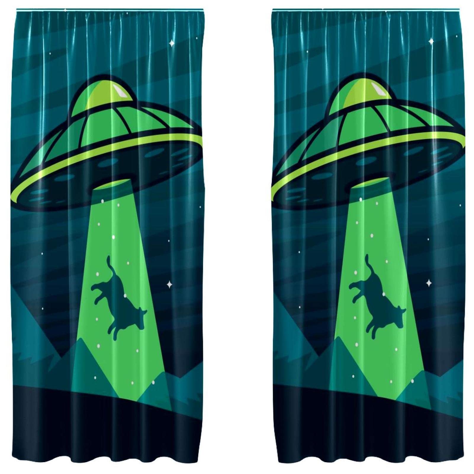 Rideaux de chambre bleu foncé contre la lumière du jour
