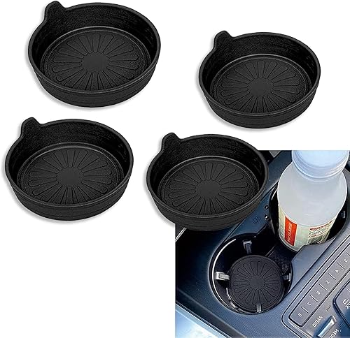 Miniatura 1 de Pack-4 - Posavasos para automóvil, universal extraíble empotrado, posavasos de silicona antideslizante para la mayoría de automóviles, SUV y