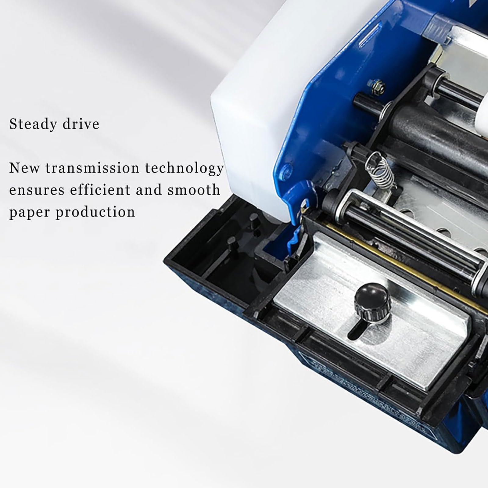 Dispenser di nastro attivato dall'acqua, macchina semiautomatica per tagliare nastro kraft, con lunghezza e larghezza di taglio regolabili, manico per risparmiare manodopera per ufficio e imballaggio
